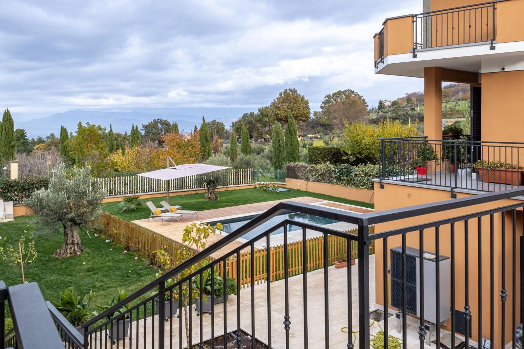 Aura Bed and Breakfast Monte Porzio Catone Exteriör bild